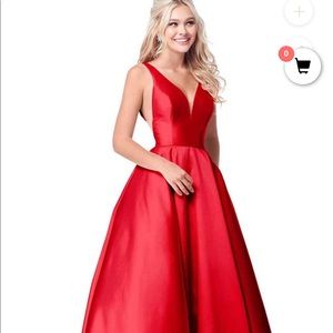 Sherri Hill Red Formal dress